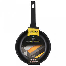 Сковорода с антипригарным покрытием Moderno д28см, h9см, s1,8мм, дно s5мм, литой алюминий, бакелитовая ручка с покрытием soft-touch, Regent (Китай) Подходит для всех видов плит, включая индукционную. - Домашняя мода фото 6