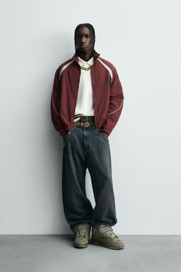 CONTRAST COLOUR BLOCK TECHNICAL JACKET