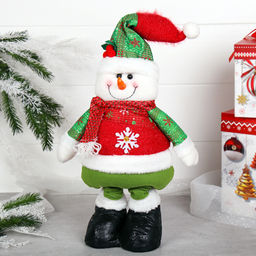 Новогоднее украшение Снеговик на телескопических ножках 40/70см / HS2022 /уп 36/ - Галеонтрейд фото 6