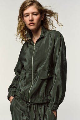 HIGH-NECK BOMBER JACKET - Zara фото 3