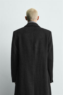 DOUBLE-BREASTED WOOL COAT - Zara фото 3