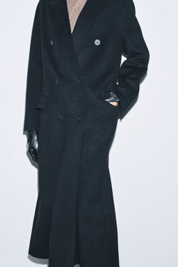 WOOL BLEND COAT ZW COLLECTION LIMITED EDITION - Zara фото 4