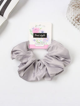 Цена за 3 шт. Резинка для волос «Орбита», цветная, 13 см, серая