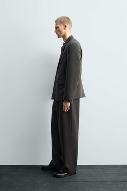 LIMITED EDITION 100% WOOL SUIT TROUSERS - Zara фото 4