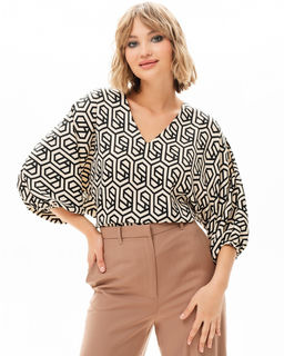 Блузка Японский шёлк с цельнокроеным рукавом - Elena sorti фото 7