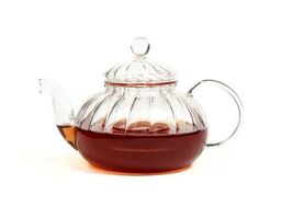 Чайник из жаропрочного стекла 600 мл Лотос с заварочной колбой - Слон фото 2