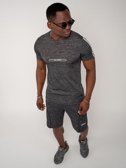 Спортивный костюм летний мужской темно-серого цвета 22265TC - FUYOUKAI фото 9