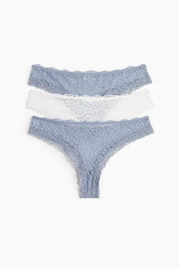 Pack de 3 bragas Brazilian de encaje - H&m фото 6