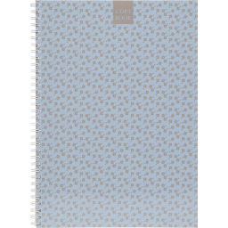 Бизнес-тетрадь А4,96л,точка,греб,обл.глянц.лам. Attache Fleur Лазурь  фото 2