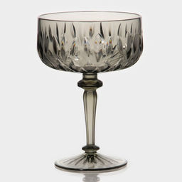 Креманка «Грани», 400 мл, 11×15.5 см, пластик, серая