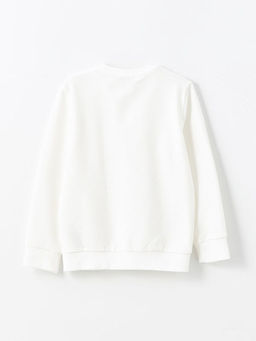 Bisiklet Yaka Dokulu Erkek ?ocuk Sweatshirt - Waikiki фото 2