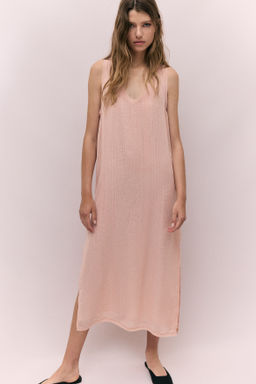 Vestido de gasa con strass - H&m фото 3