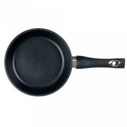 Сковорода с тефлоновым покрытием д22см "Классик", h5,5см, s0,38см, ручка из термостойкого пластика (Россия)
