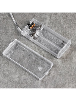 Гирлянда Нить 1.6 м с насадками Шарики с белым конфетти, IP20, серебристая нить, 15 LED, от батареек АА?2, свечение белое - Luazon lighting фото 8