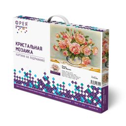 Кристальная (алмазная) мозаика ФРЕЯ ALPD-006 на подрамнике Розы 40 х 30 см