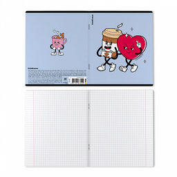 АКЦИЯ Цена за 5 шт. Тетрадь общая ученическая ErichKrause Yummy, 48 листов, клетка, матовая ламинация+выборочный УФ-лак_MIX-PACK