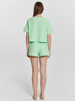 КОМПЛЕКТ ЖЕНСКИЙ (ФУТБОЛКА, ШОРТЫ)