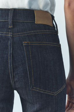 ZW COLLECTION BOOTCUT HIGH-WAIST CROPPED JEANS - Zara фото 4