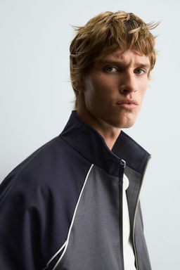 CONTRAST COLOUR BLOCK JACKET - Zara фото 5