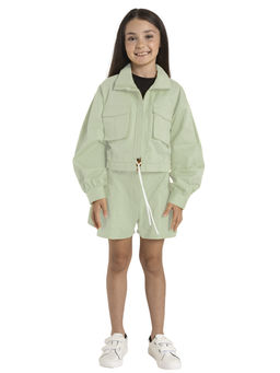 Куртка для девочки О56919 - Карамелли фото 7