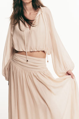 Falda fruncida de crep? - H&m фото 3