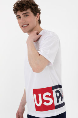 Erkek Bisiklet Yaka Beyaz Ti__rt Sepette S_rpriz _ndirim - U.s. polo assn фото 3