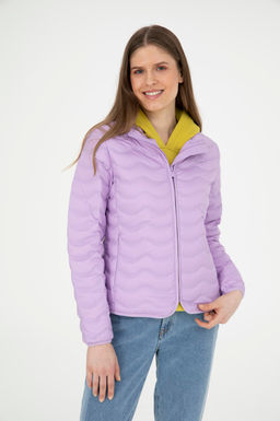 Женское сиреневое пальто Неожиданная скидка в корзине