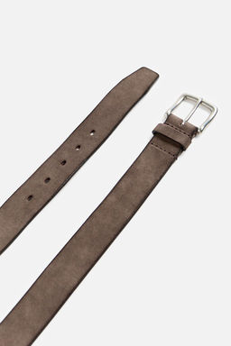 SPLIT SUEDE LEATHER BELT - Zara фото 2