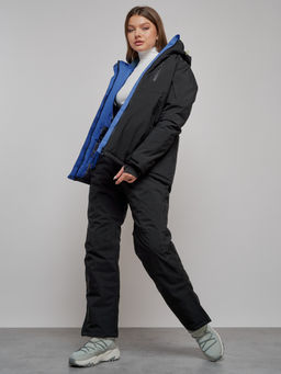 Горнолыжный костюм женский зимний черного цвета 005Ch - Chunmai фото 24