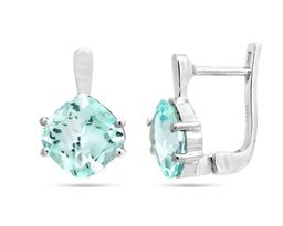 Серьги из серебра топаз, Кларис