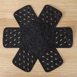 Салфетки - вкладыши для посуды Доляна «Грэй», 2 шт, 38×38 см