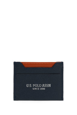 Мужская визитница темно-синего цвета