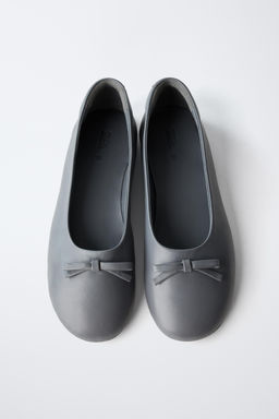 LEATHER BALLERINAS - LIMITED EDITION - Zara фото 4