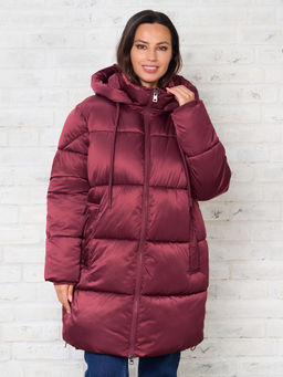 Пальто женское 2241122002 bordo - Maxroses фото 15