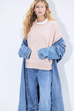 Sudadera oversize con estampado - H&m фото 2