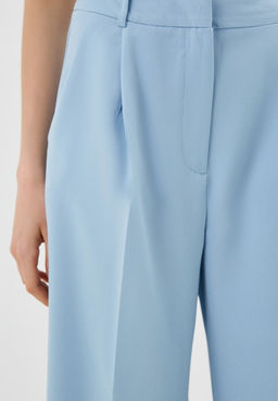Светло-голубые классические брюки - Incity фото 12