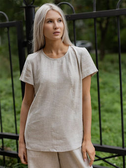 Блузка лен вискоза