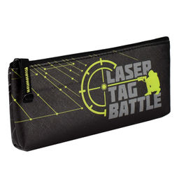 Пенал школьный Феникс+, арт.65737/ 24 СНАЙПЕР 20х9х2,8 см, искусственная кожа, молния, цифровая печа