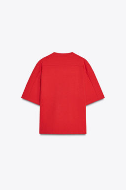SHORT SLEEVE INTERLOCK SWEATSHIRT - Zara фото 23
