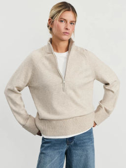 Вязаный джемпер на молнии / Zarina