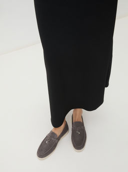 Женские лоферы TENDANCE Артикул SW6046-1, серо-коричневый