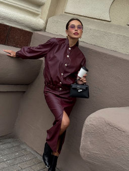 Юбка AURA 5076-176-Р бургунди