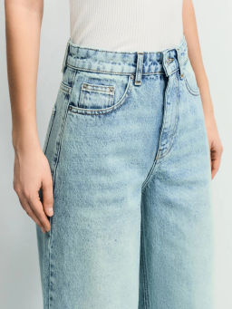 Джинсы ultra wide leg с высокой посадкой / Zarina  фото 5