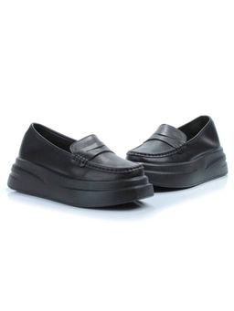 03-PDE31-2 BLACK Лоферы женские (натуральная кожа) - Фабричный китай фото 12