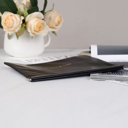 Косметичка 18х13 см черная / XN-002BL /уп 300/на магните