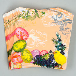 Цена за 2 шт. Салфетки бумажные «Пасха», 25×25 см, набор 20 шт.