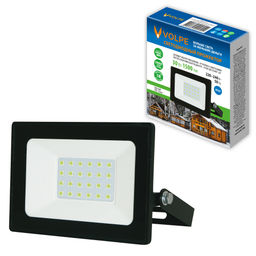 ULF-Q519 30W/GREEN IP65 220-240V BLACK Прожектор светодиодный. Зеленый свет. Корпус черный. TM Volpe