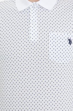 U. S. Polo Assn Мужская темно-синяя футболка с воротником-поло - U.s. polo assn фото 6