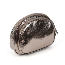 Женская кожаная овальная сумка кросс-боди 0103-11 - Cidirro фото 4