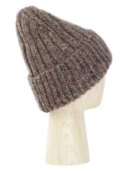 Шапка жен. мох+шерсть+виск+люр LB-BR55034 d.brown/gold - Labbra фото 2